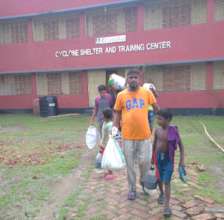 People are taking shelter during cyclone Yash