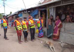 VDCM members are informing local people