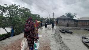 People are moving for safe place