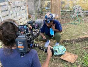 Filming with Nitzayra in San Anton