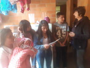 Visiting our children in Tunja