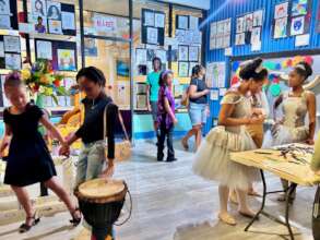 Art Making at YAM Opening