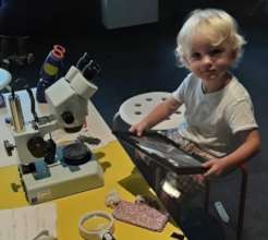 Magnification Exploration at Toddler Tuesday