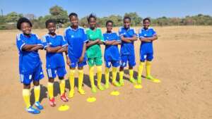 Girl's Football Team - Riverview school