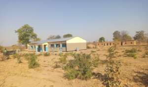 Bbombe Lyangoma - new and old classrooms