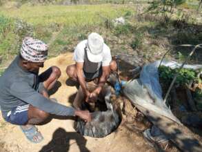 Rural farmer engaged bio pesticides preparation