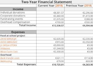 Financial overview of 2019 compared to 2018
