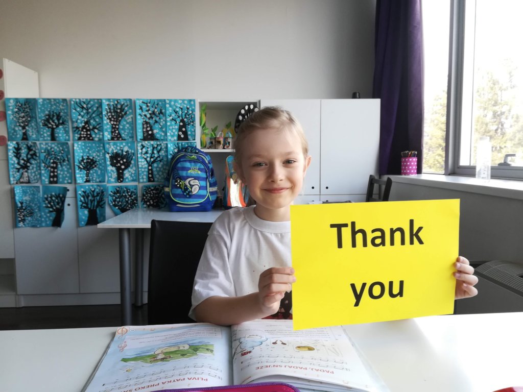 Food for kids at school in Bosnia