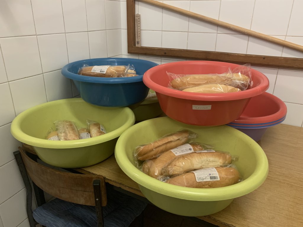 Food for kids at school in Bosnia