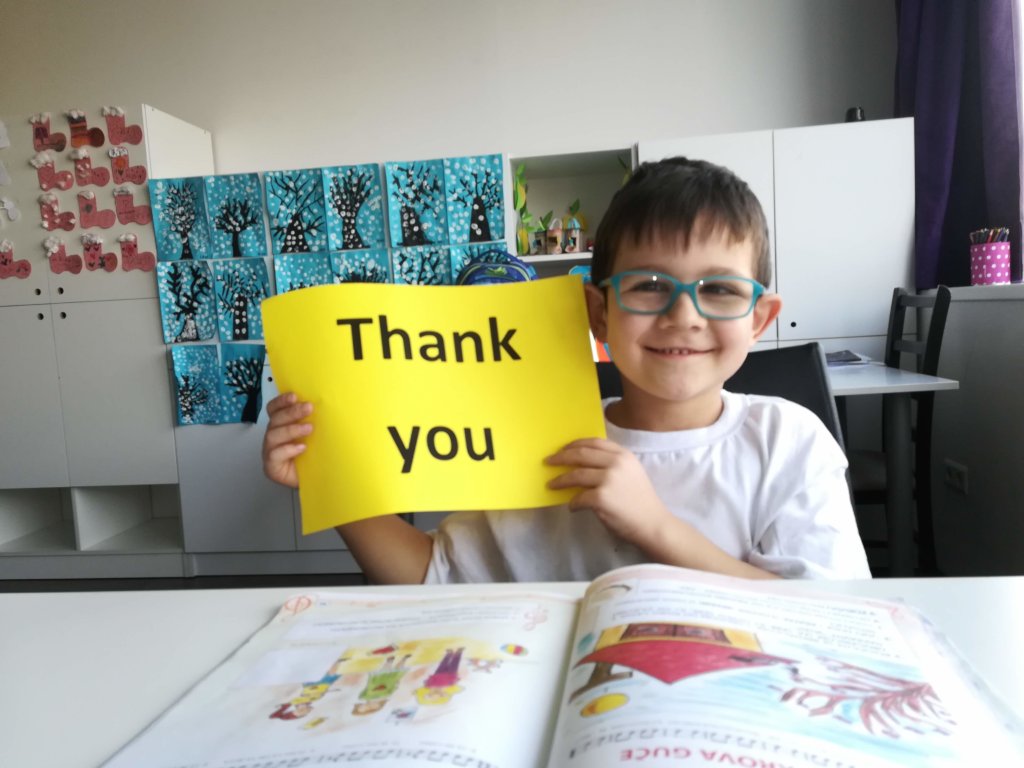 Food for kids at school in Bosnia