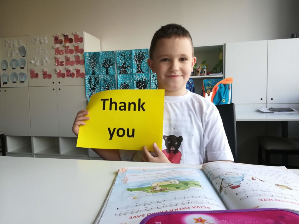 Food for kids at school in Bosnia