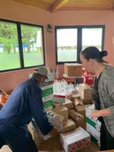 The school checks the content of the delivery