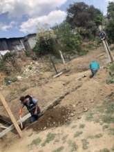 The site for the house.