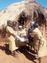 Delivering Items Donated By Scouts Commissioner