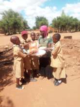 Delivering Items Donated By Scouts Commissioner