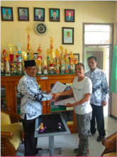 Webri signed MOU with Headmaster of a School