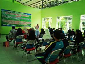 Bekti Yuliani was opening a seminar session