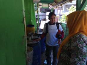 Webri visited recycle storage of Mentoro school
