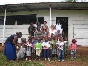 group photo outside school