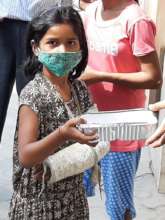 Cooked food for every child at our center