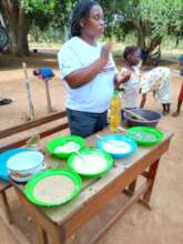 Mobile clinic gave nutrition demos, fed children