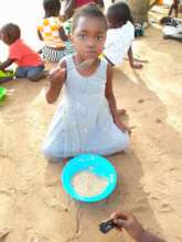 Mobile clinic gave nutrition demos, fed children