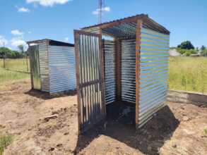 Newly constructed latrines at the Health Center