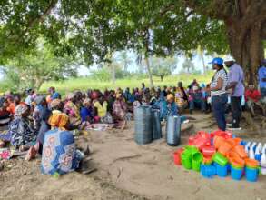 Demonstration of hand-washing