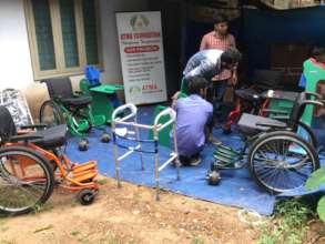 Mobility aids for distribution