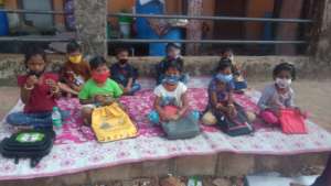 Slum School Students