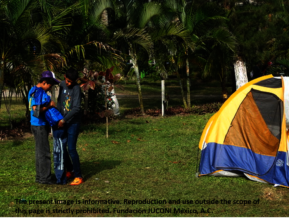 It was time to leave. Annual camp