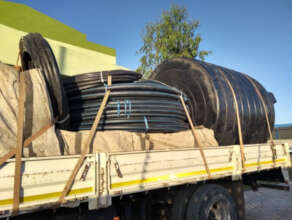 Transport of material for water system