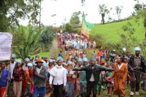 Celebrating the arrival of clean water