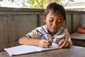Student at Helping Hands Cambodia