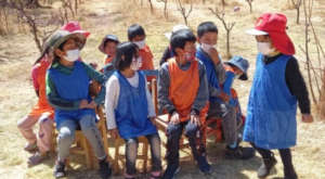 Younger children play games at Picaflor House