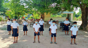 Helping Hands students ready for school!