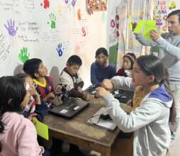 First computer class in Oropesa