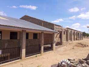 Final two classrooms under construction