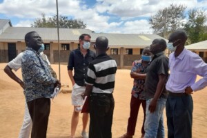 Project team meeting with school committee