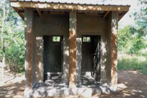 Staff toilet block