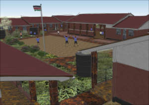 Artists impression of new school