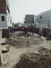 Terrace flooring work 20-12-2020