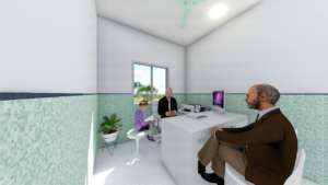 Proposed clinic room