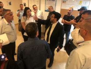 Hasan Jabareen, Adalah's director, at court