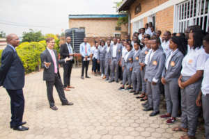 Visit by the US Amb. and the UNHCR Rep. Rwanda