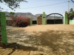 Original gates at TOLFA Animal Hospital