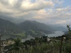 The hilly countryside of Uttarakhand state