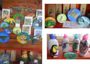 Everyday objects painted to save animals in danger