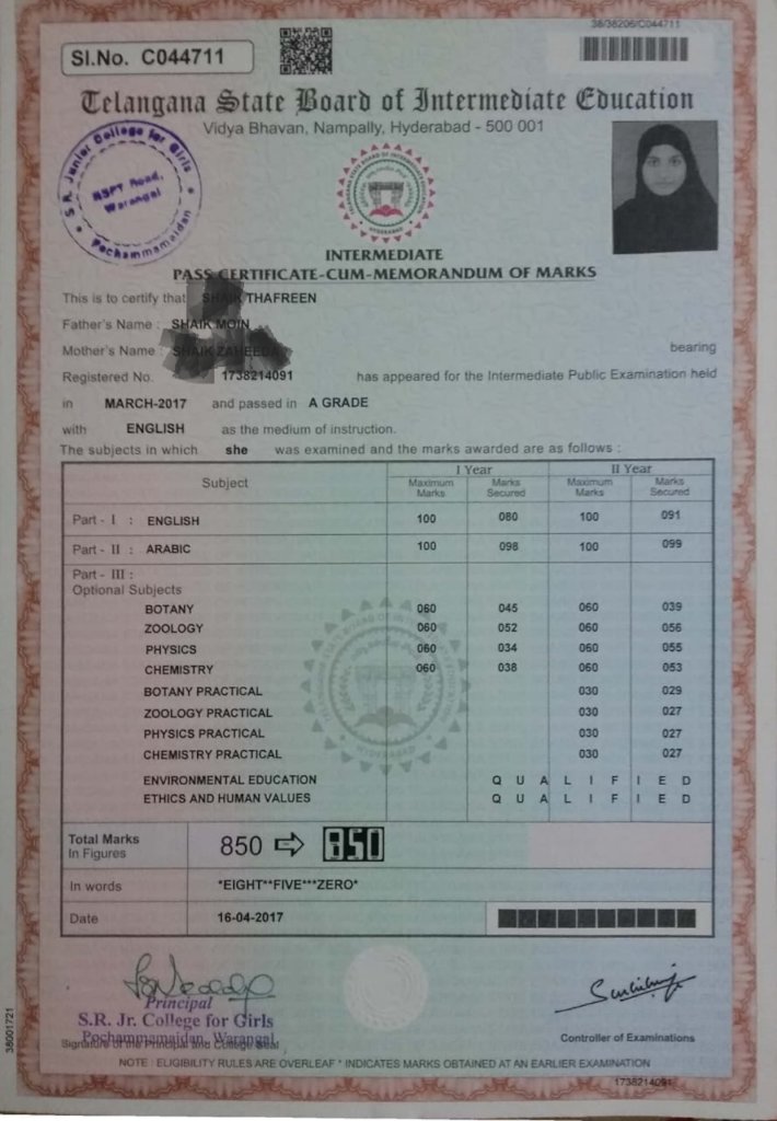 Support Tafreen's (BPharm student) Hostel Expenses