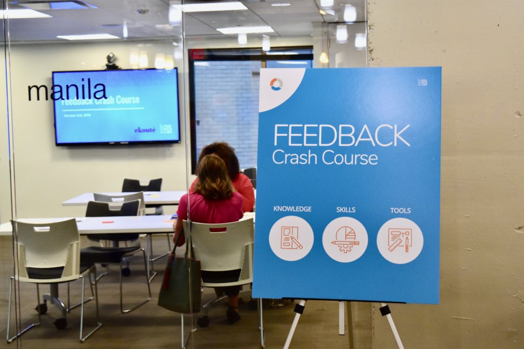 Feedback training for disaster relief leaders